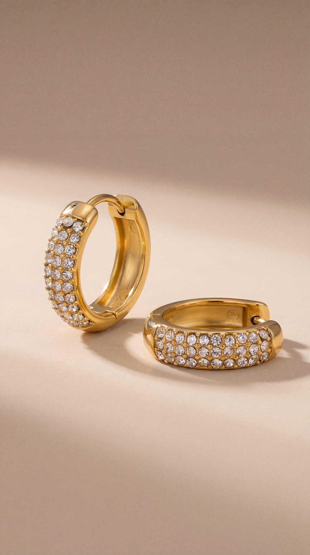Classic Pavé Hoops
