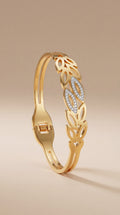 Ornate Lattice Glow Bangle