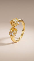 Golden Twist Ring