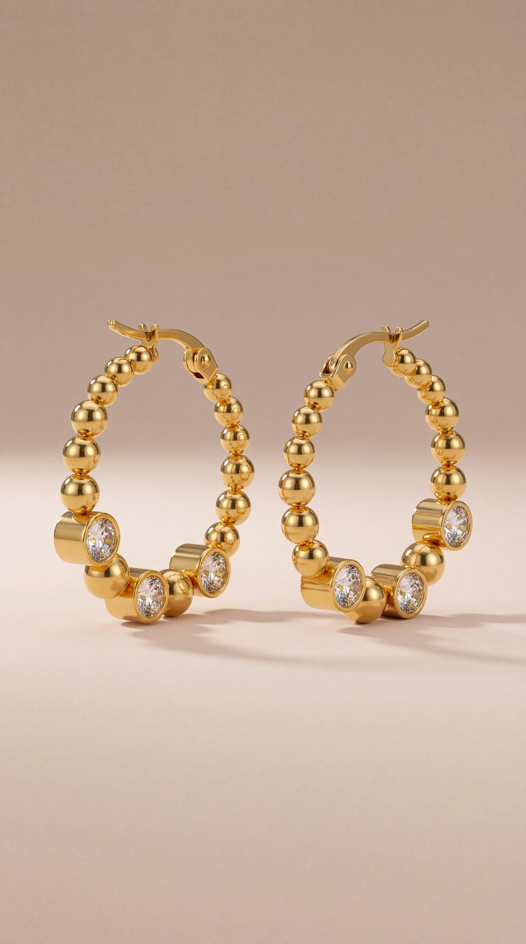 Polka Radiance CZ Hoops