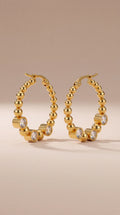 Polka Radiance CZ Hoops