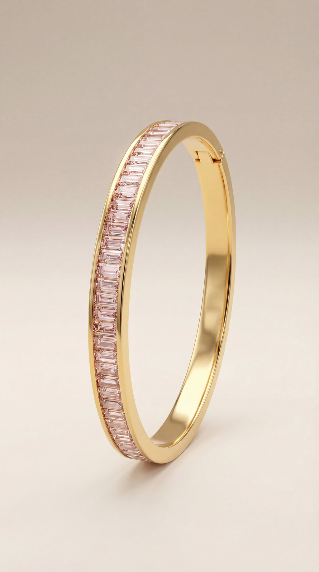 Pink Radiance Pavé Bangle