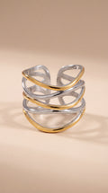 Dual Tone Stack Ring