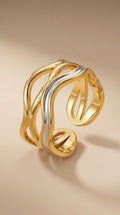 Dual Wave Ring
