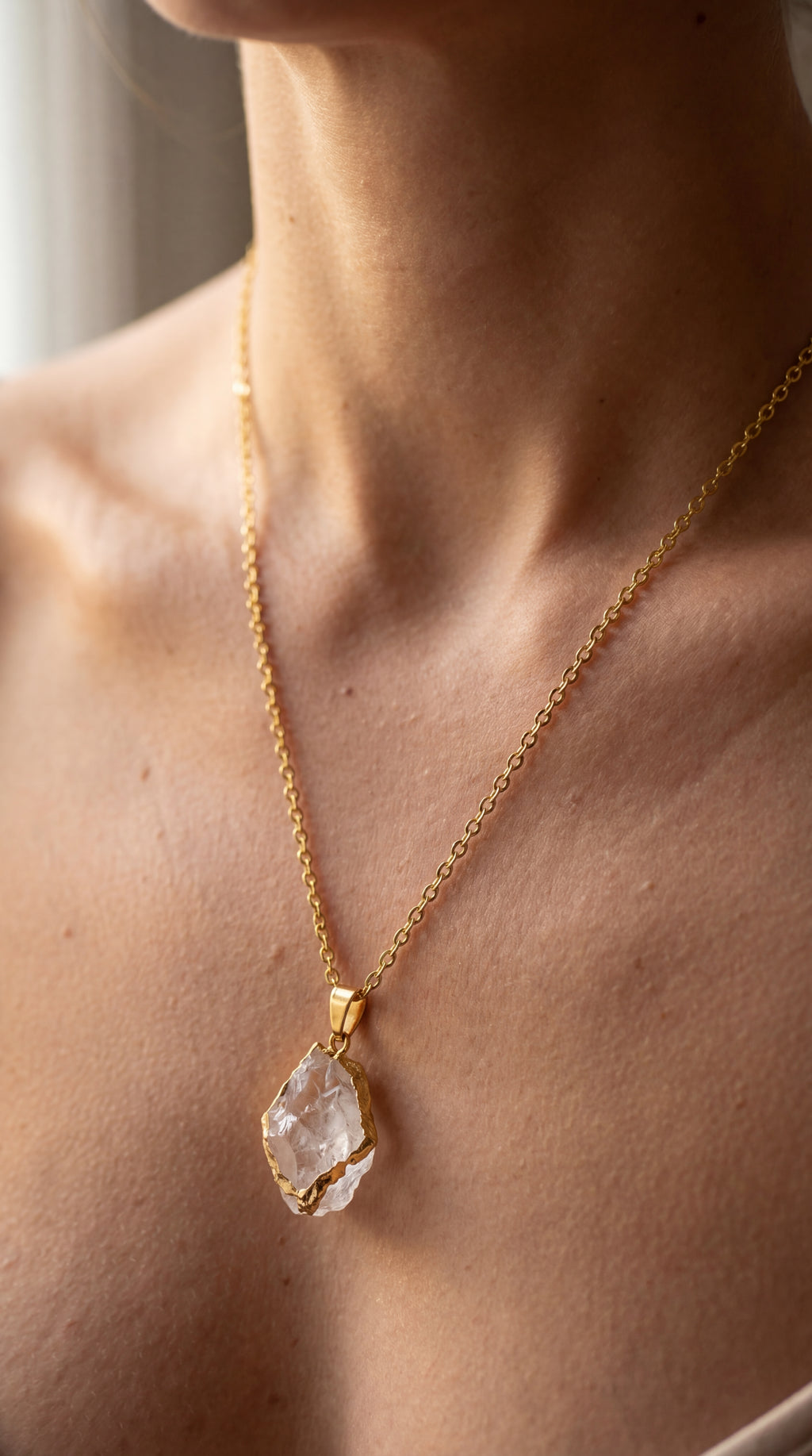 The Edit Pendant Necklace — Lilac Tone