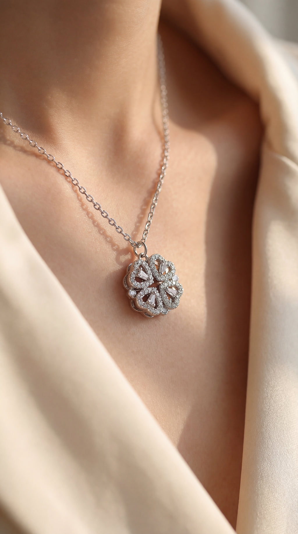 Floral Cluster Necklace