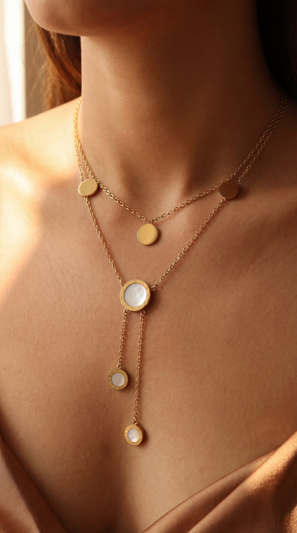 Roman Disc Necklace