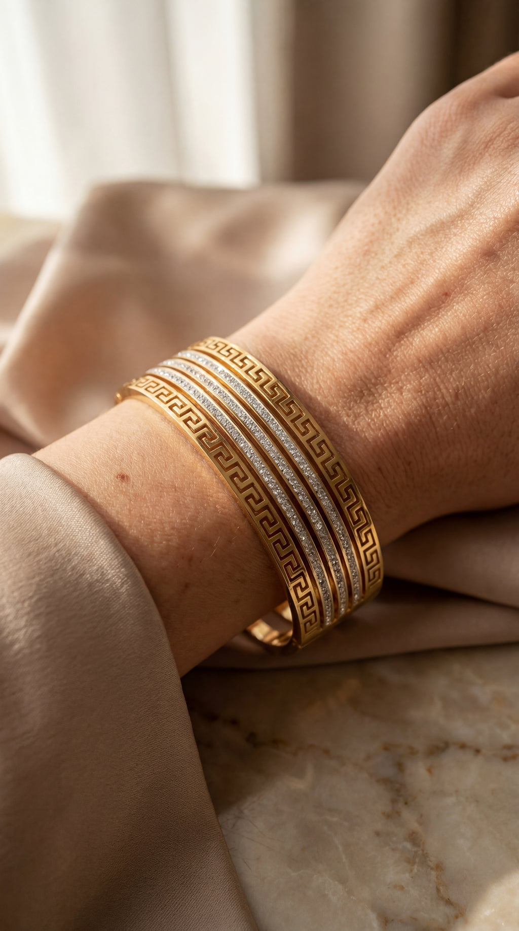 Sovereign Maze Pavé Cuff