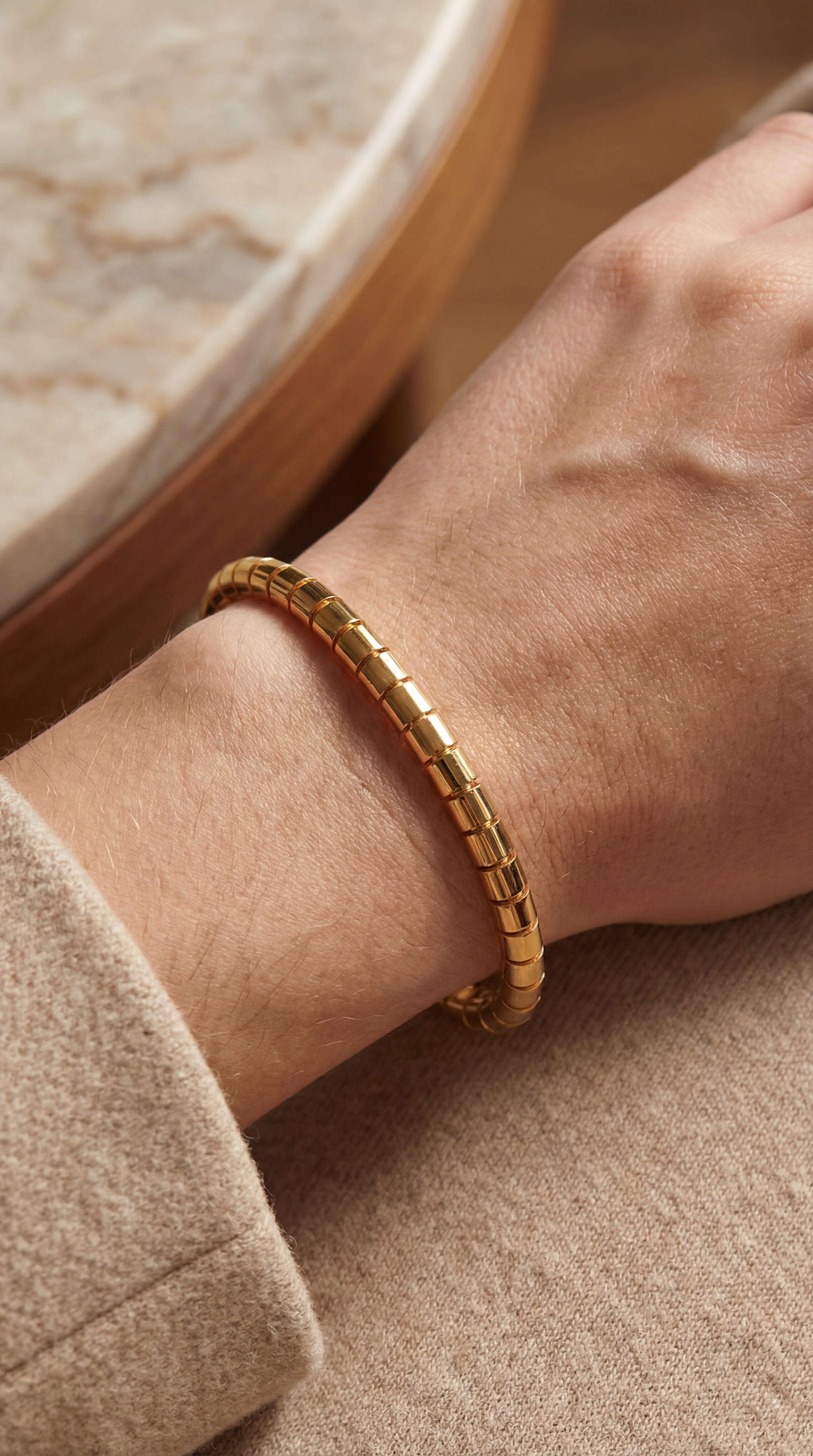 Bamboo Line Bangle