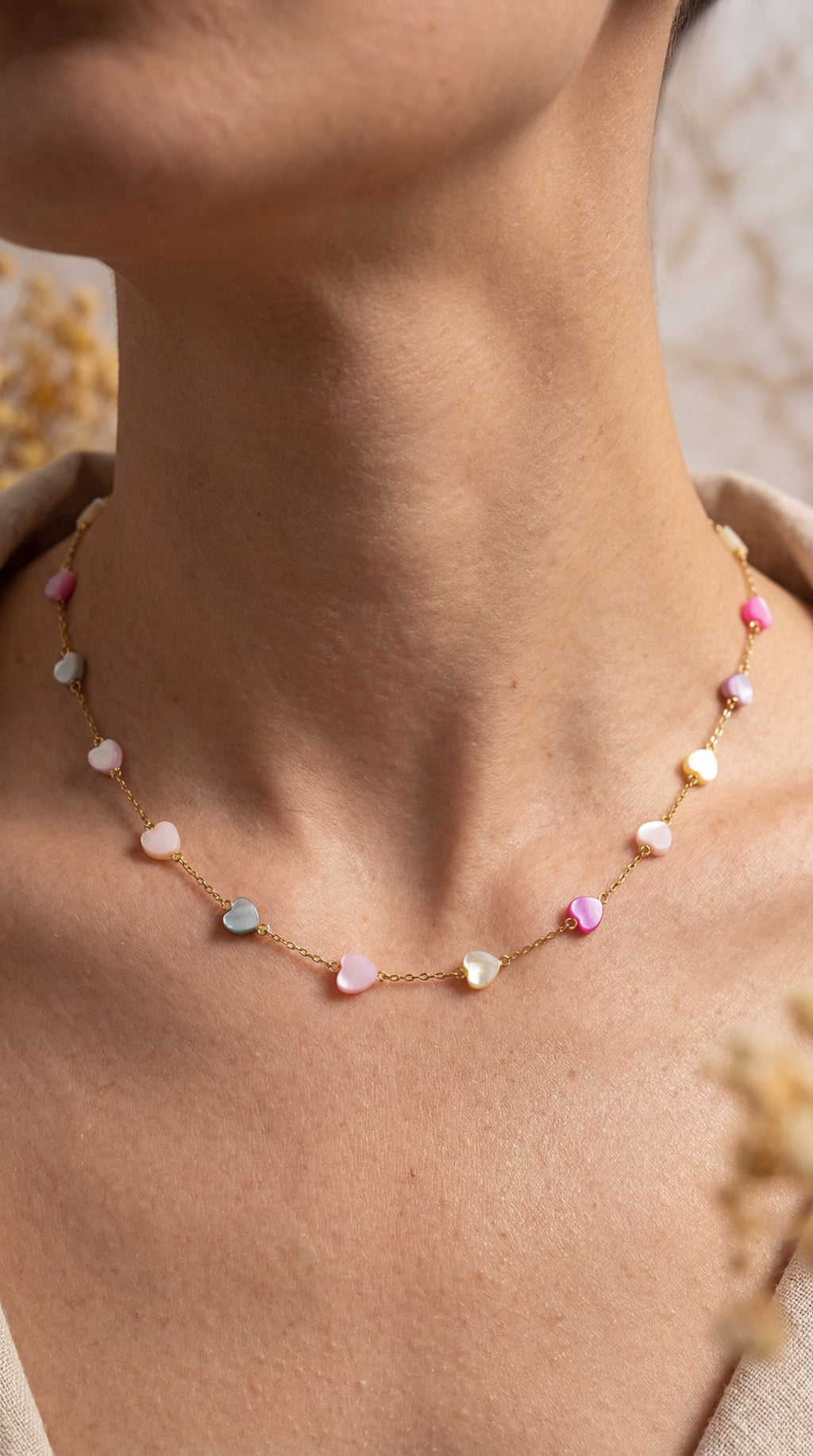 Pastel Hearts Symphony Necklace
