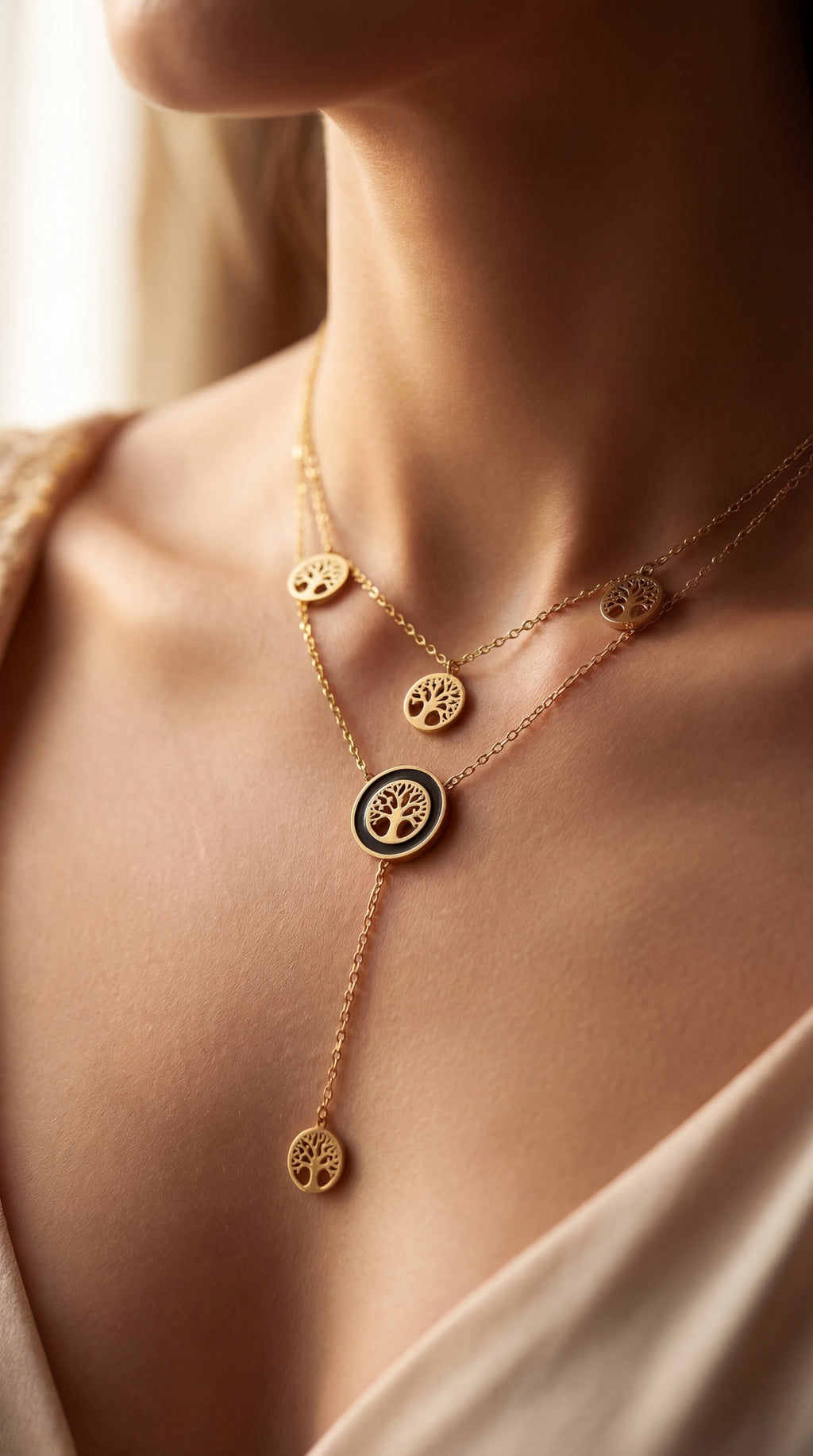 Double Layer Tree of Life Necklace