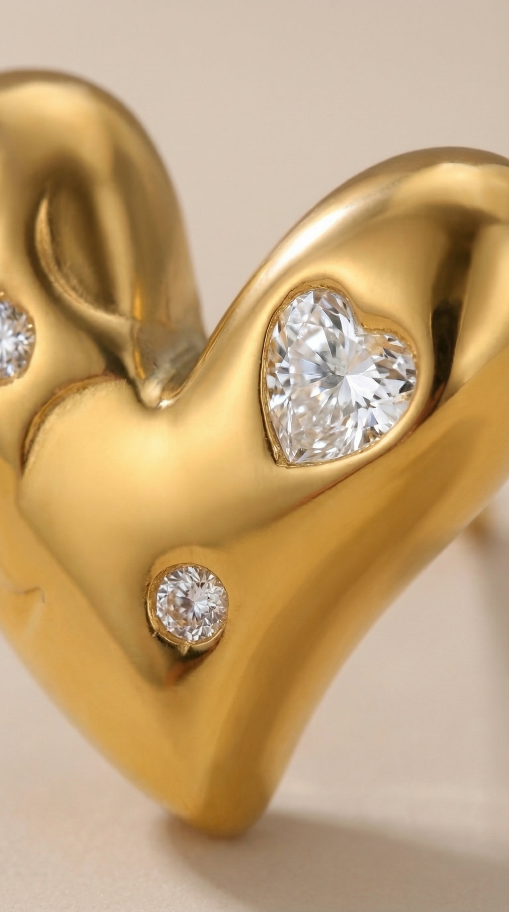 Happy Heart Studs