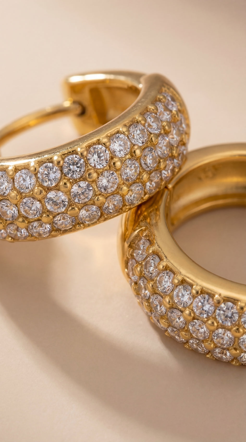 Classic Pavé Hoops
