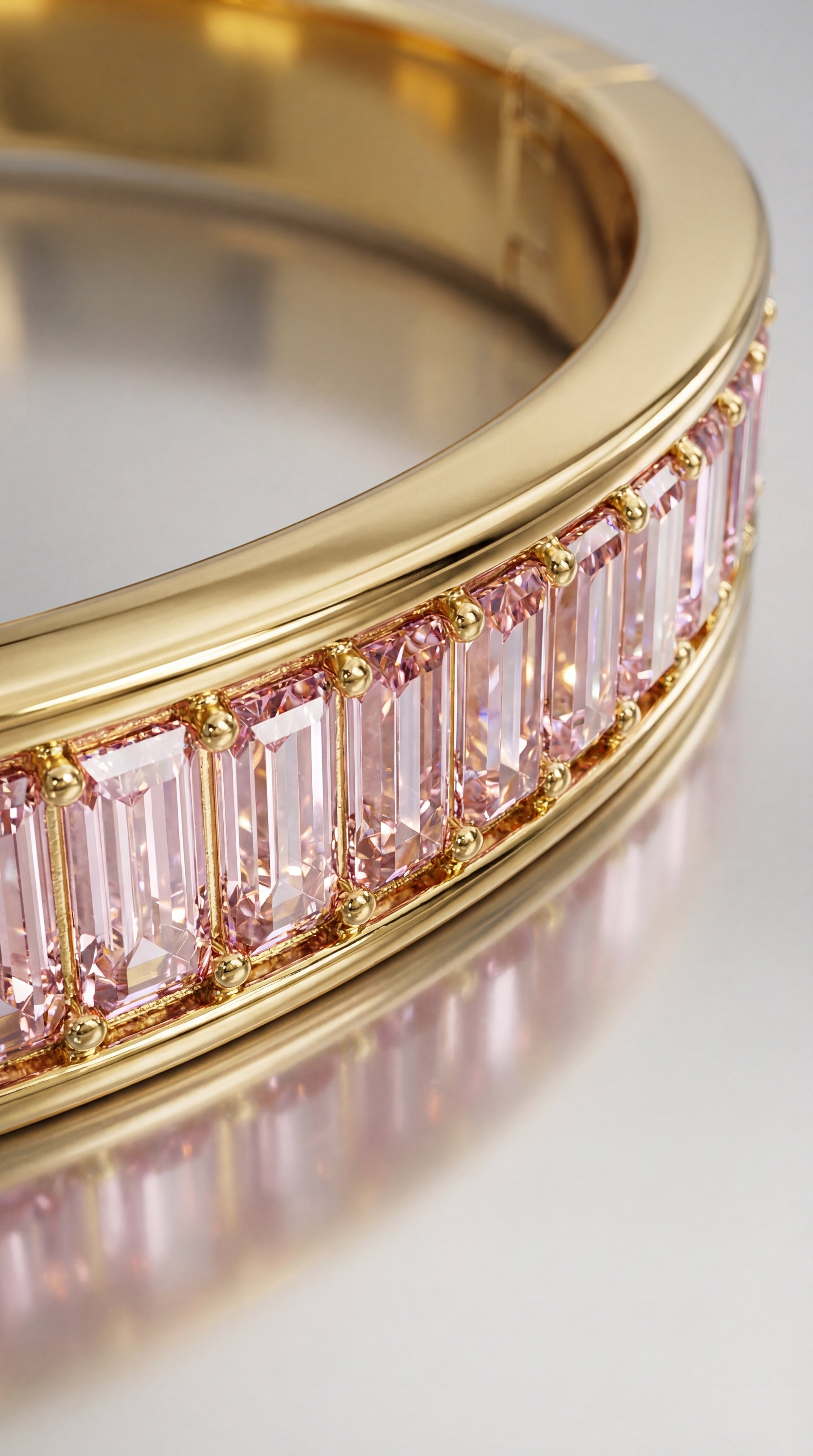 Pink Radiance Pavé Bangle