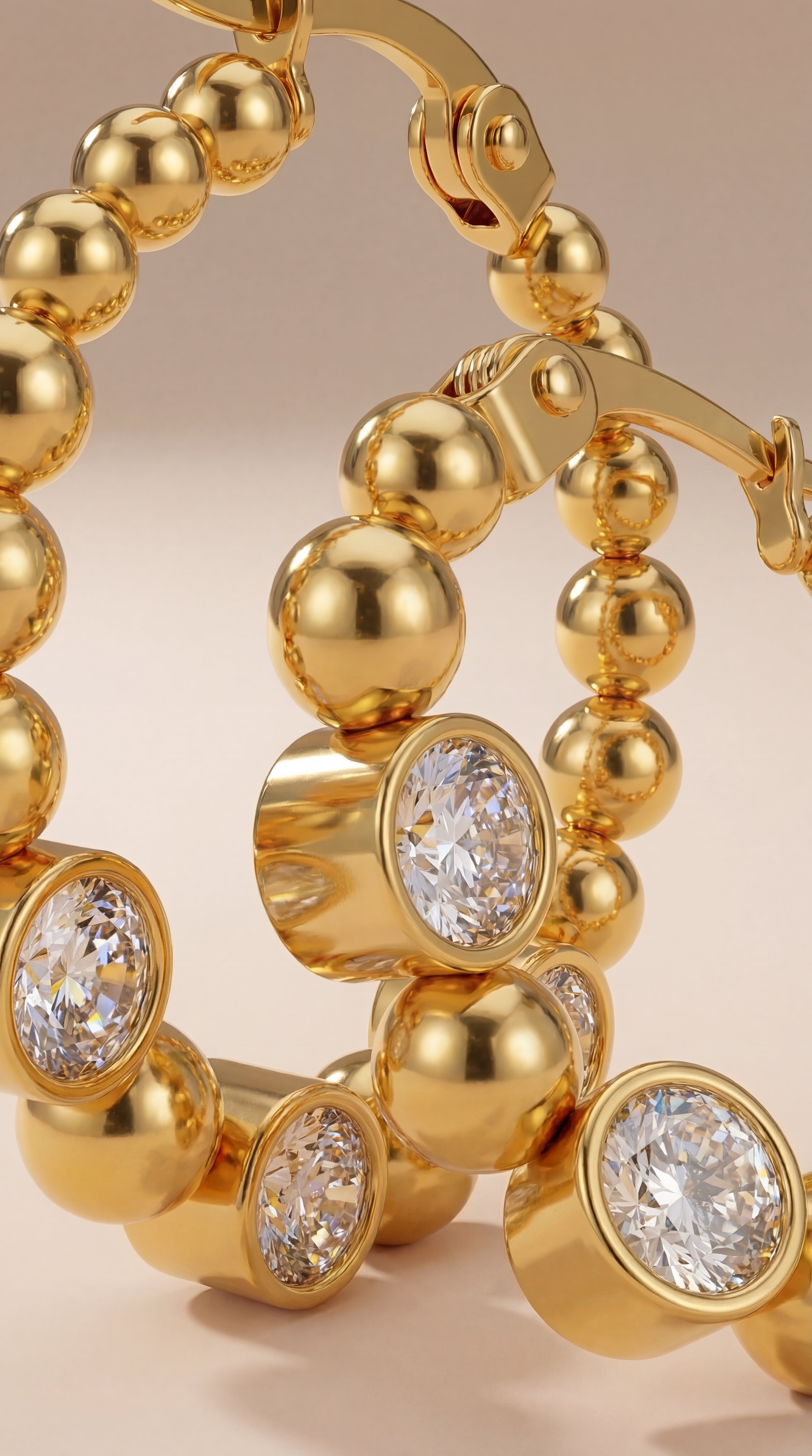 Polka Radiance CZ Hoops