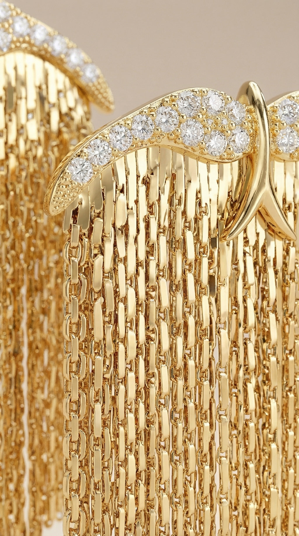 Golden Fringe Drops