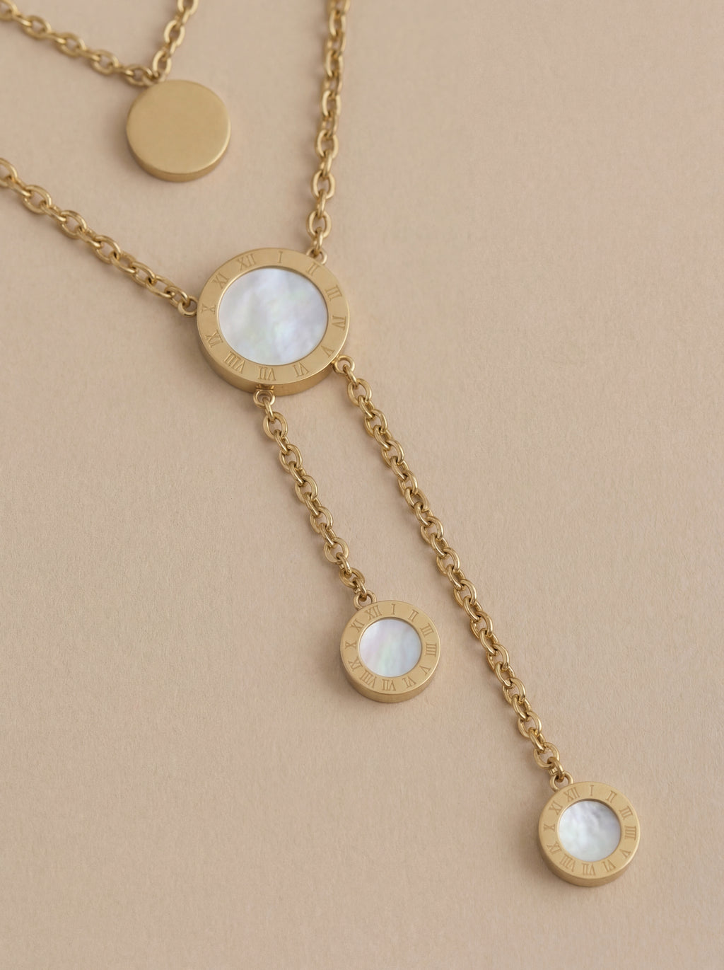 Roman Disc Necklace
