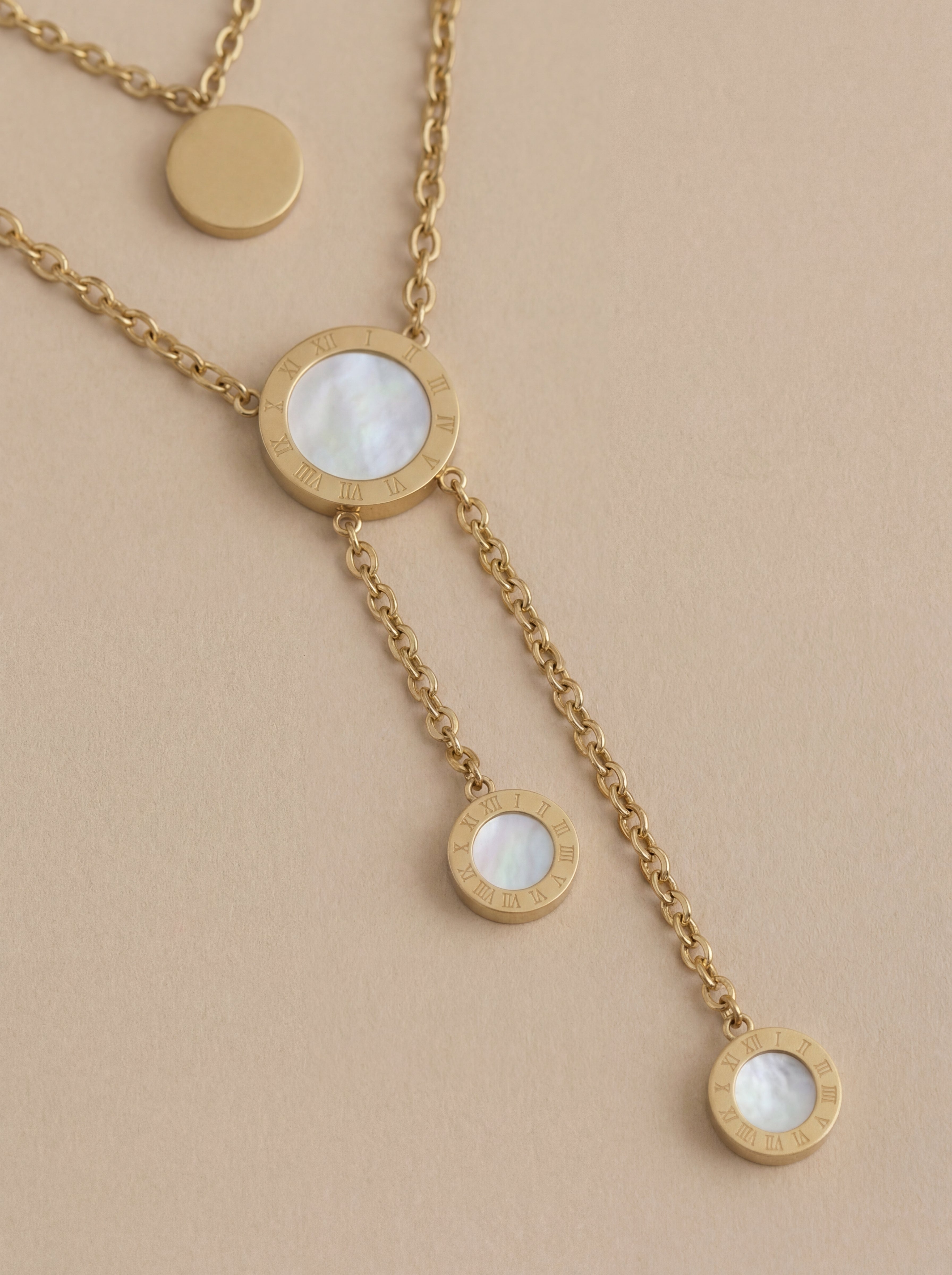 Roman Disc Necklace