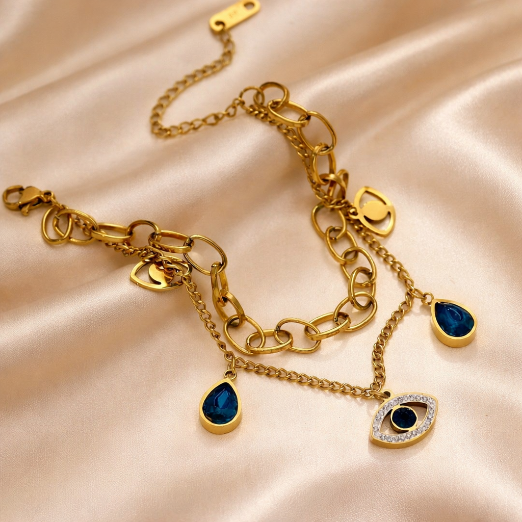 Bold Luck Evil Eye Bracelet