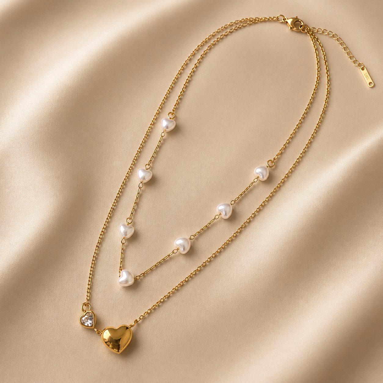Mine & Yours Dual Heart Necklace