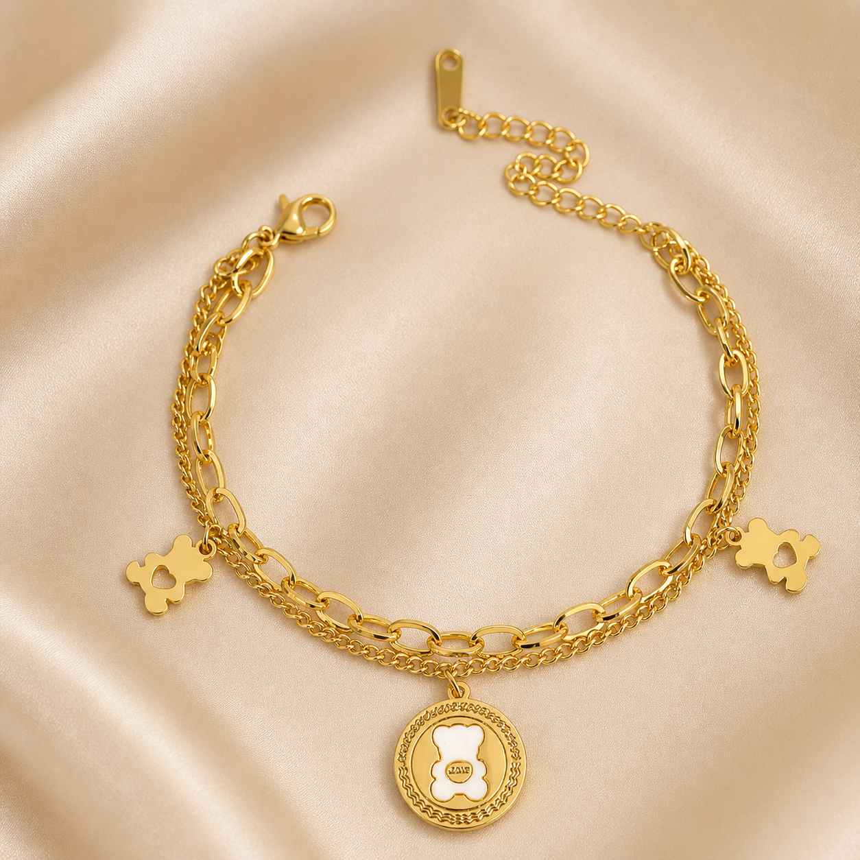 Joy Teddy Layer Bracelet