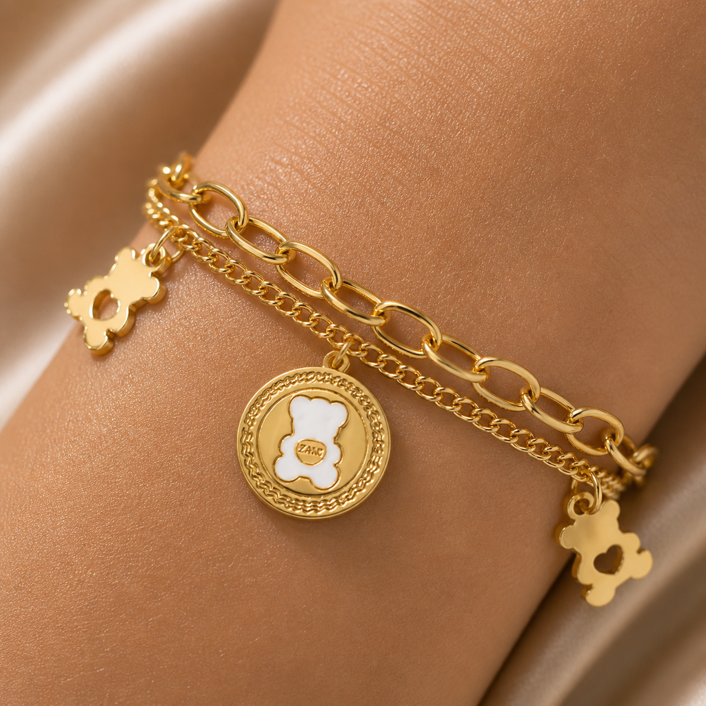 Joy Teddy Layer Bracelet