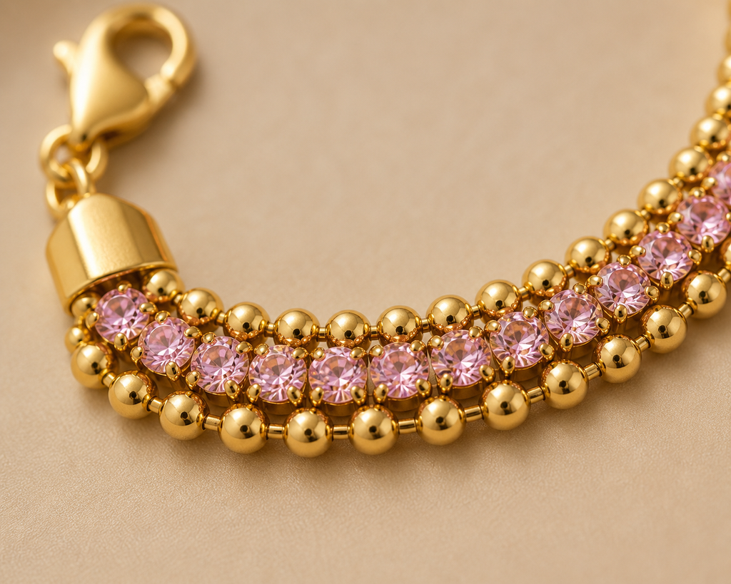 Rosy Day layer Bracelet