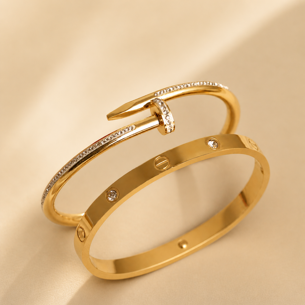 Statement Nail Stack Bracelet - Oria