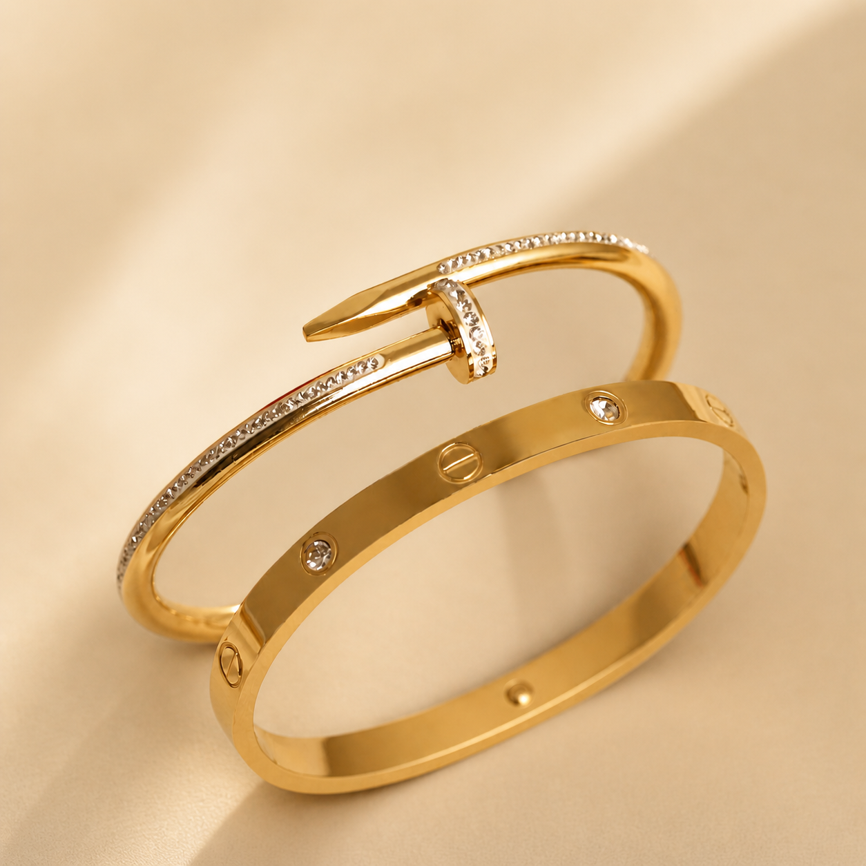 Statement Nail Stack Bracelet - Oria