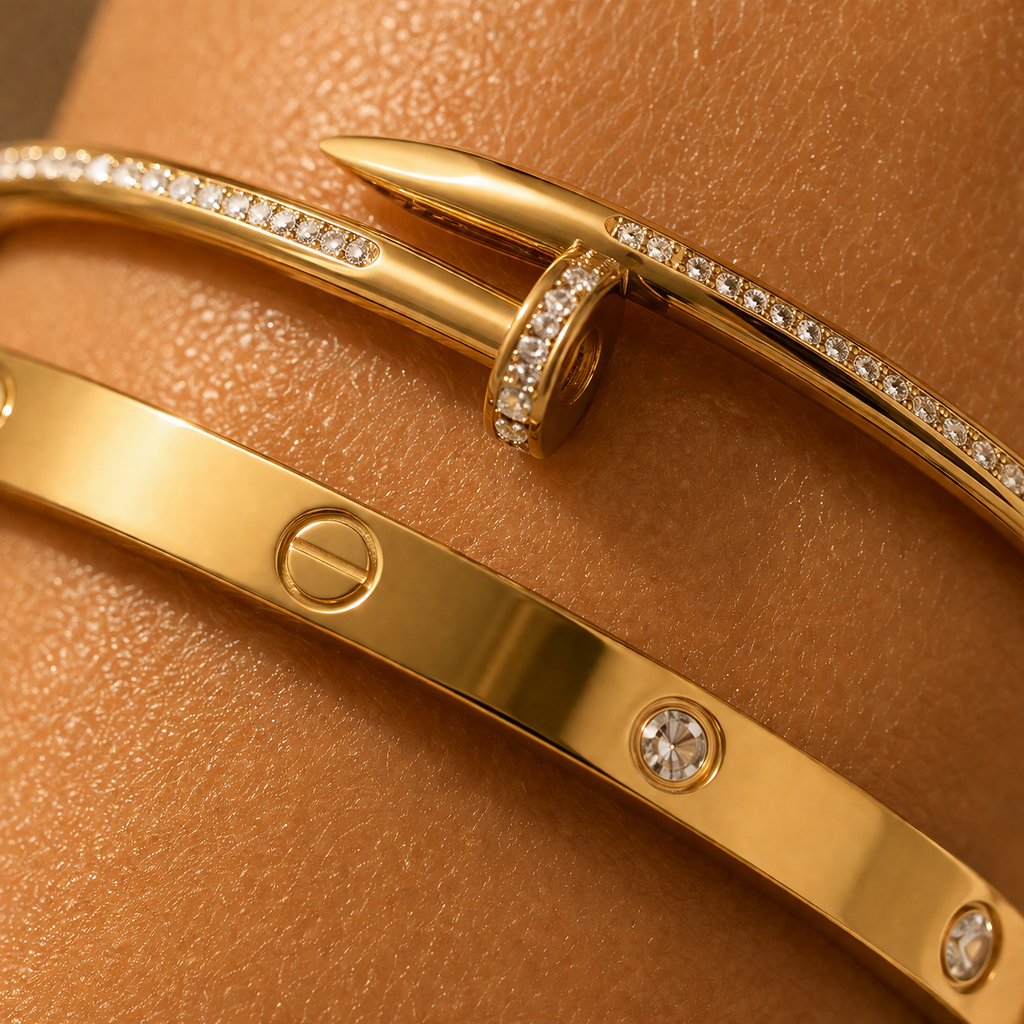 Statement Nail Stack Bracelet - Oria