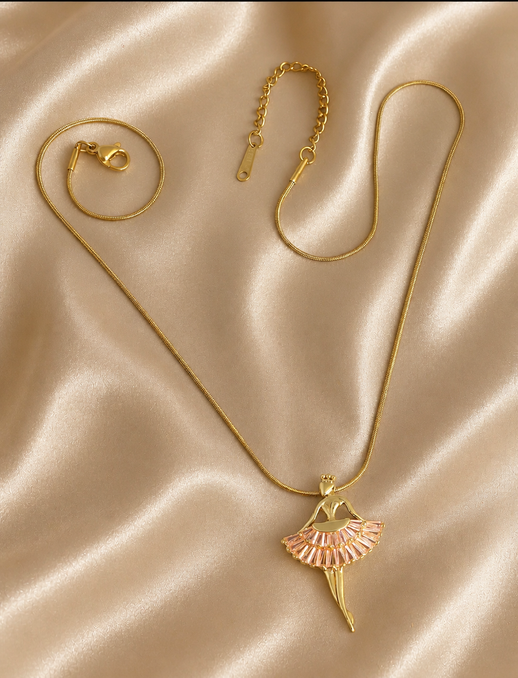 Bloom Dance Necklace - Pink