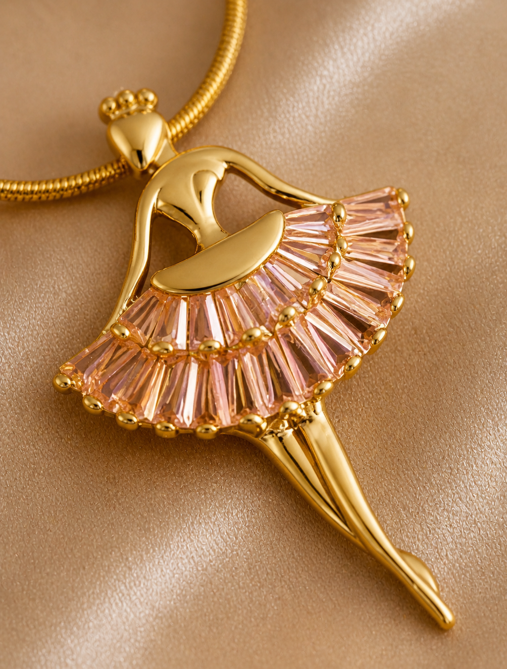 Bloom Dance Necklace - Pink