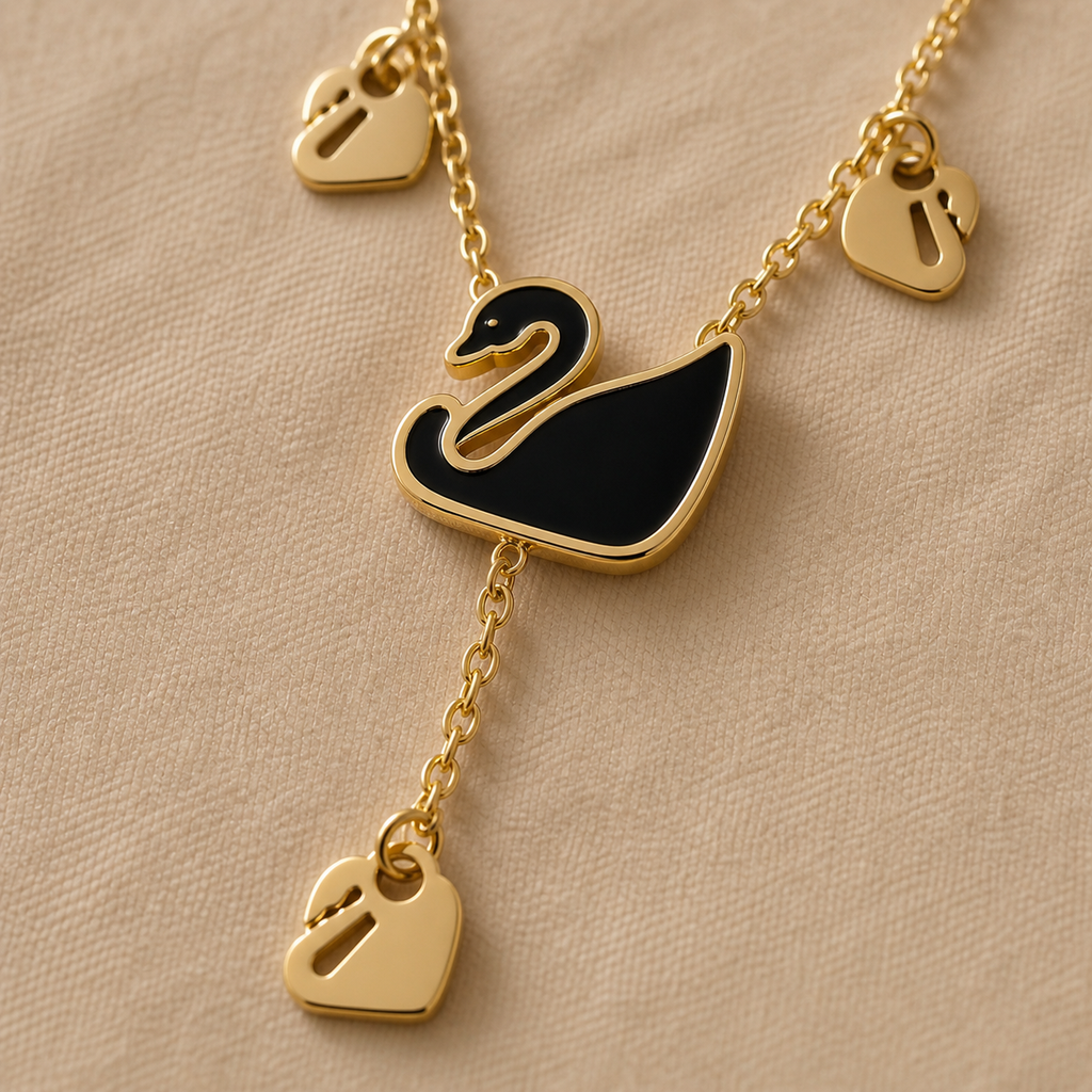 Black Swan Layer Necklace