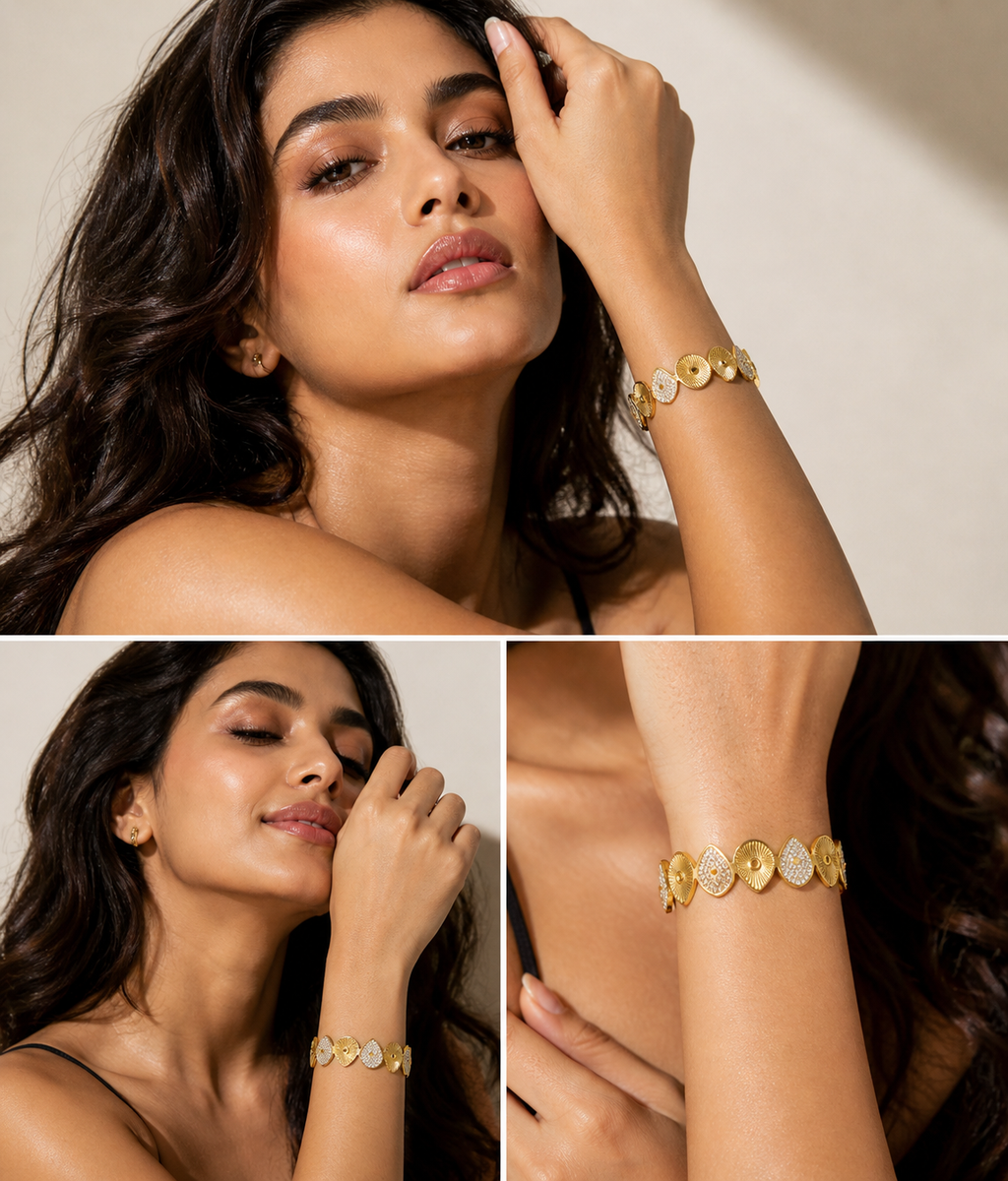 Golden Rhythm Cuff