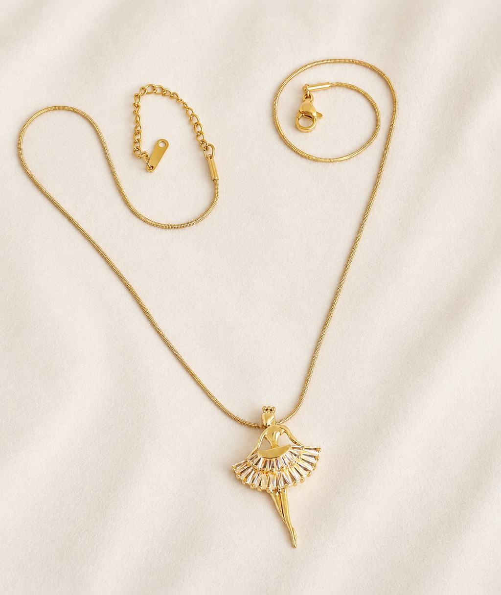 Bloom Dance Necklace - White
