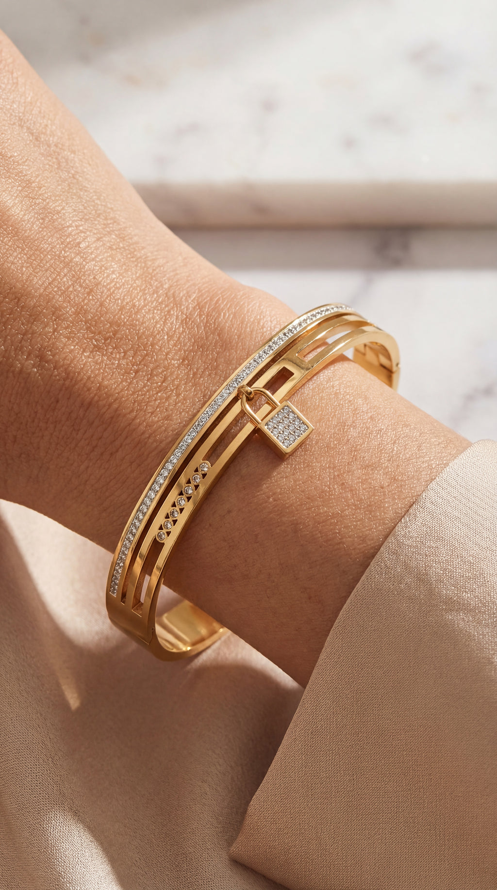 Tessera Square Bangle