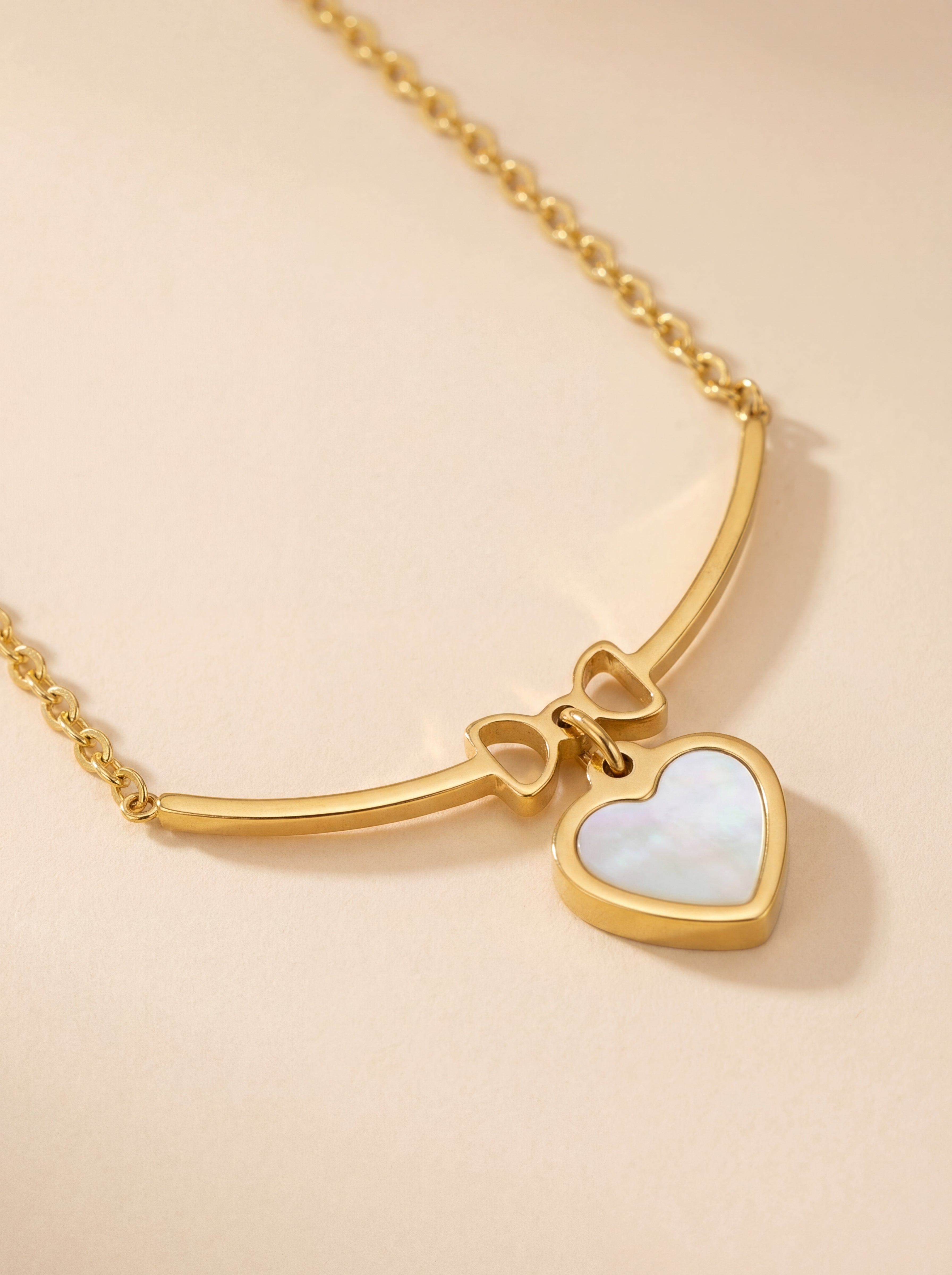 Bow of Hearts Necklace
