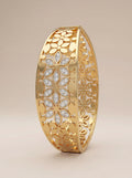 Petals of Radiance Gold Cuff