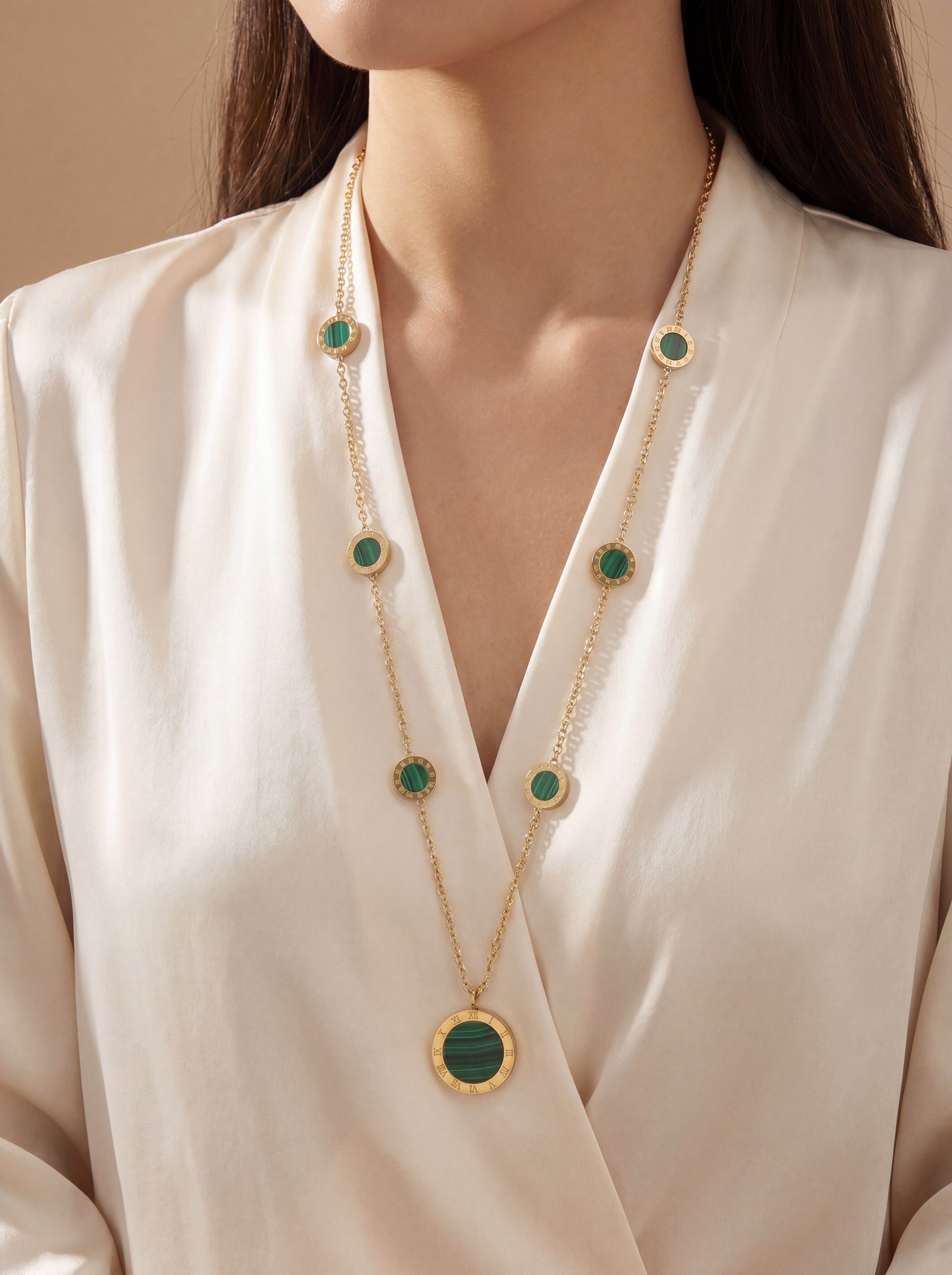 Verde Sweater Necklace