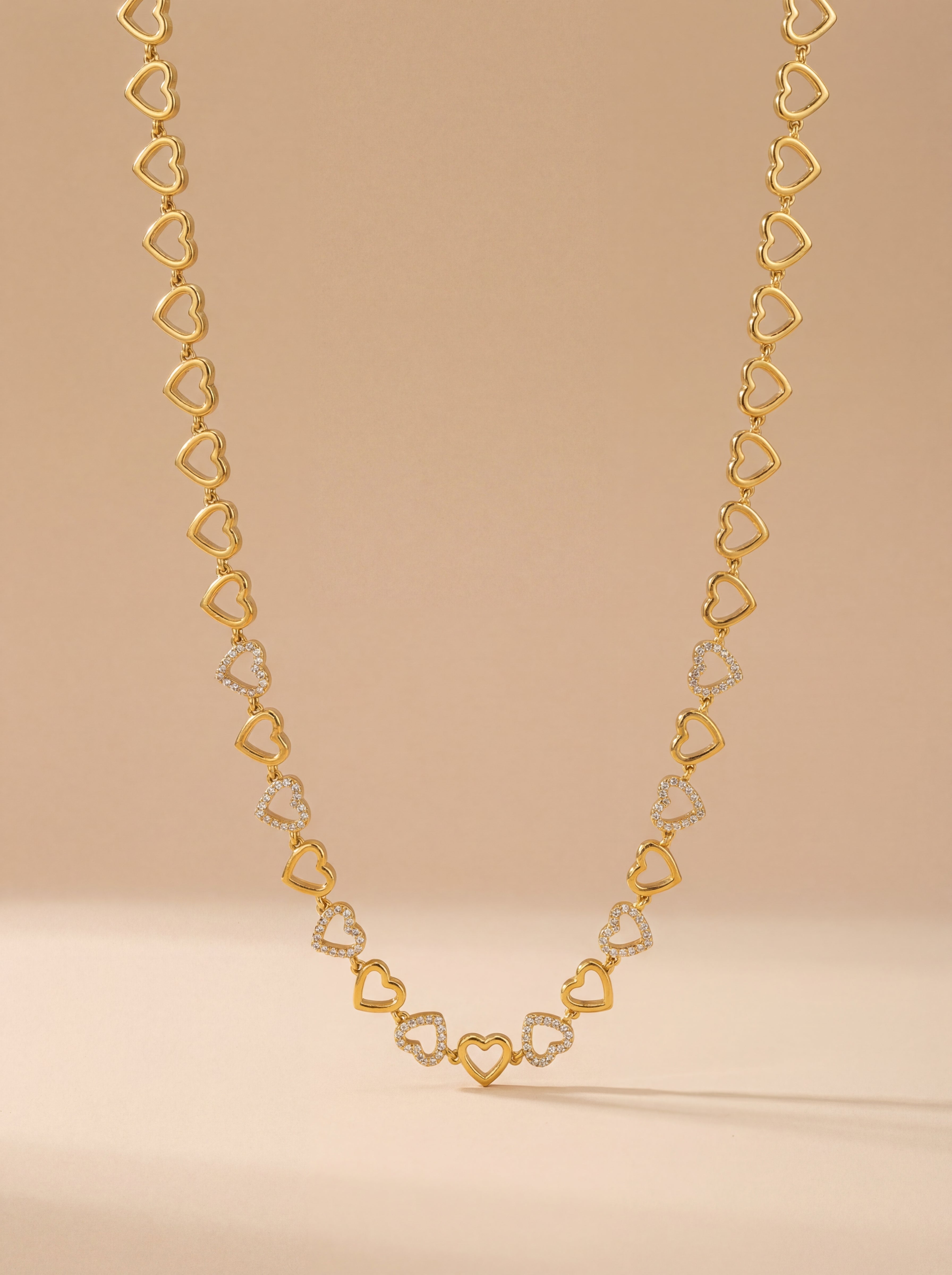 Linked Hearts Forever Neckalce