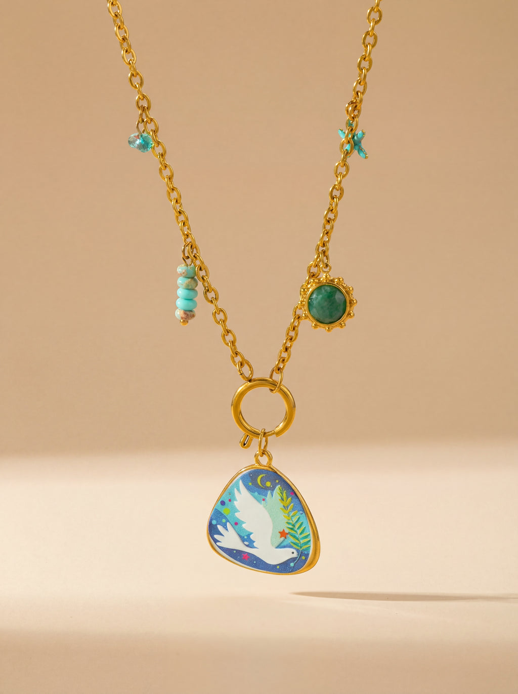 Skybound Dove Necklace