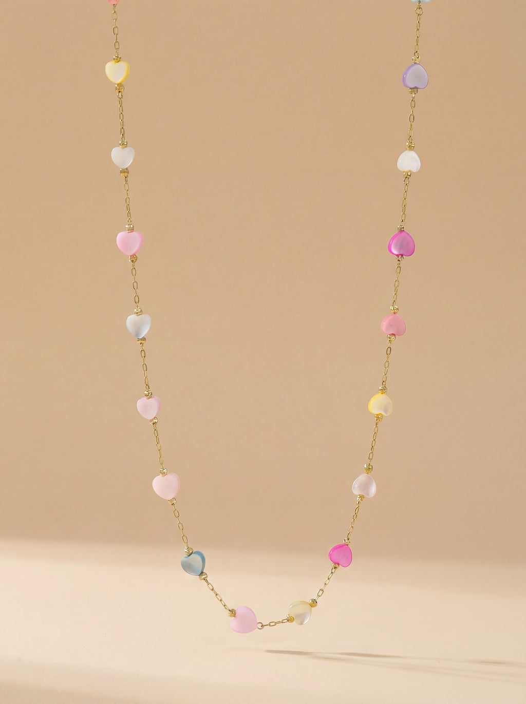 Pastel Hearts Symphony Necklace