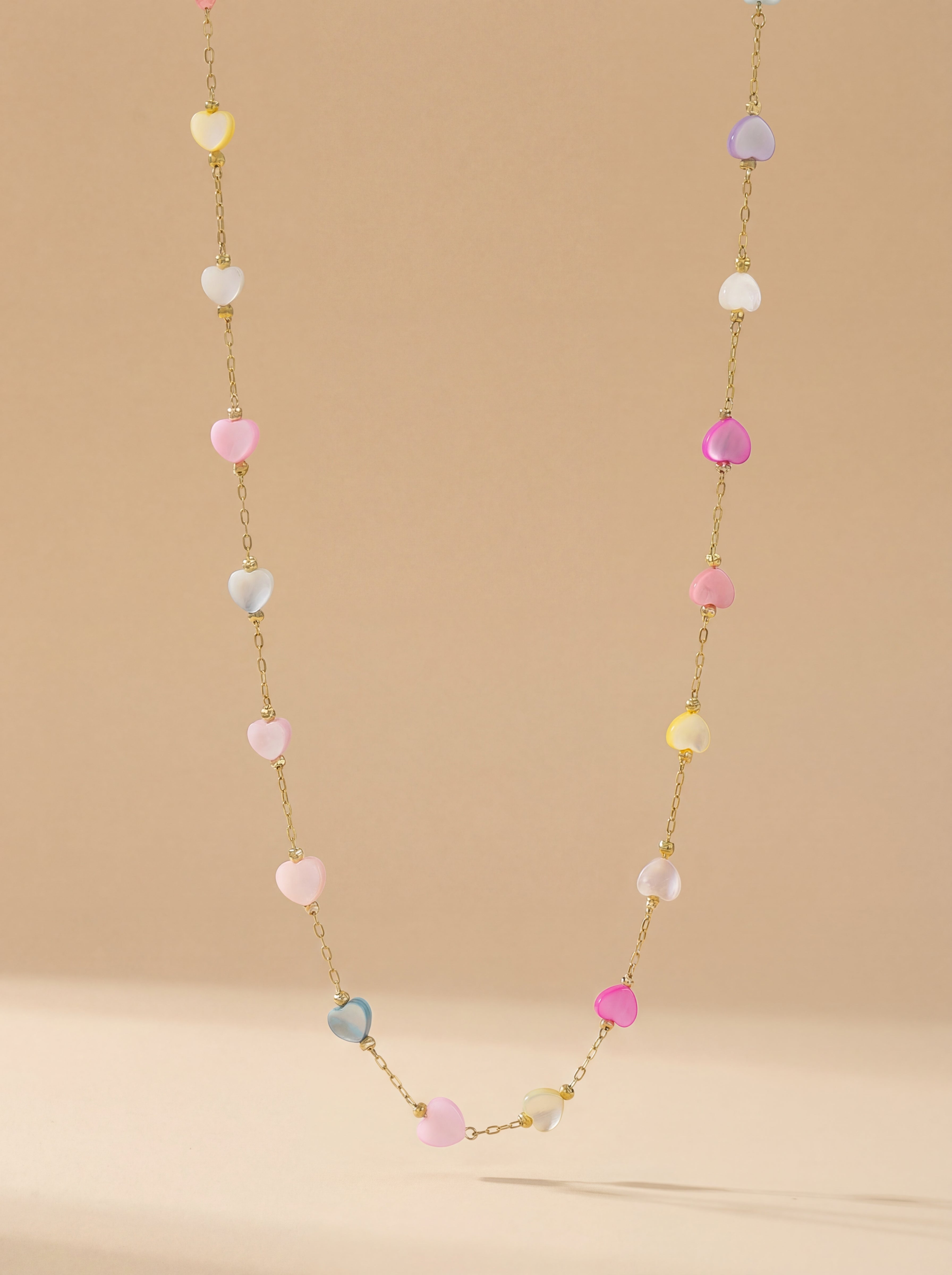 Pastel Hearts Symphony Necklace