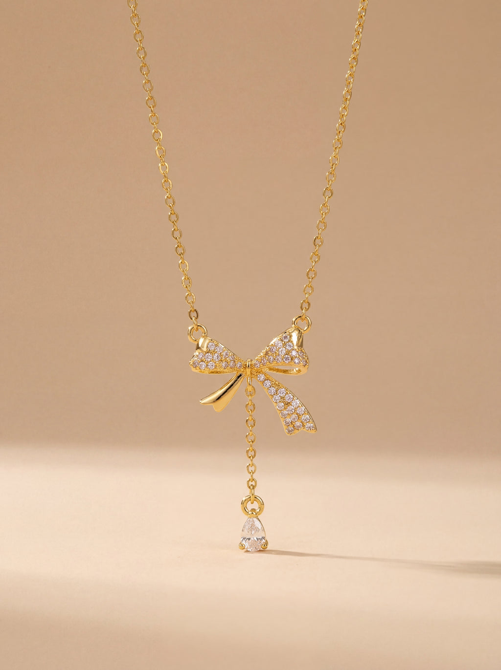 Bow Pendant Necklace