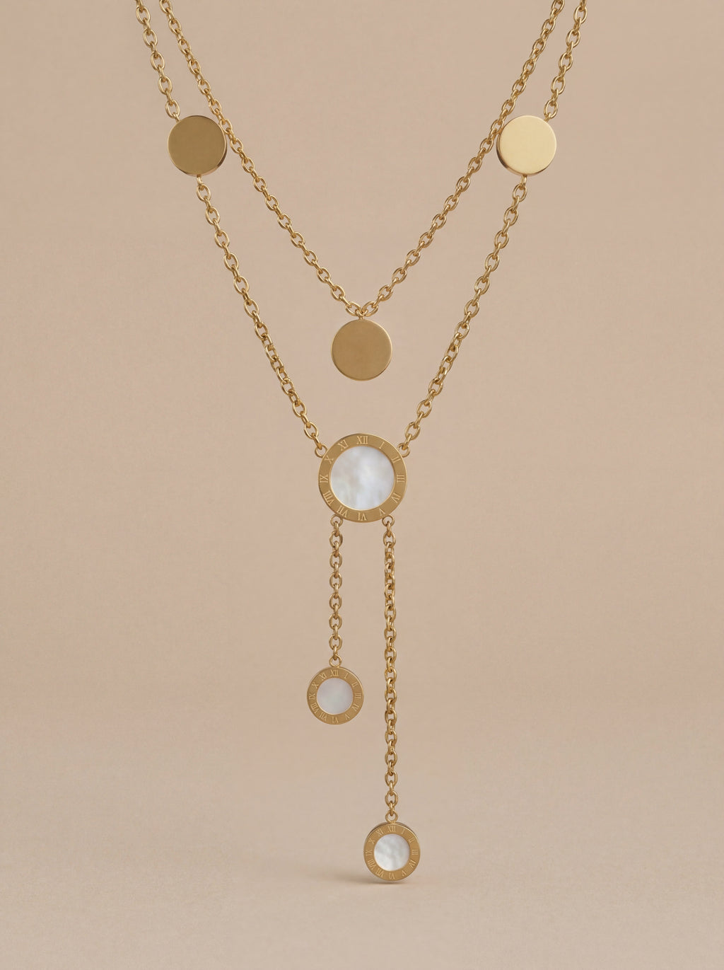 Roman Disc Necklace