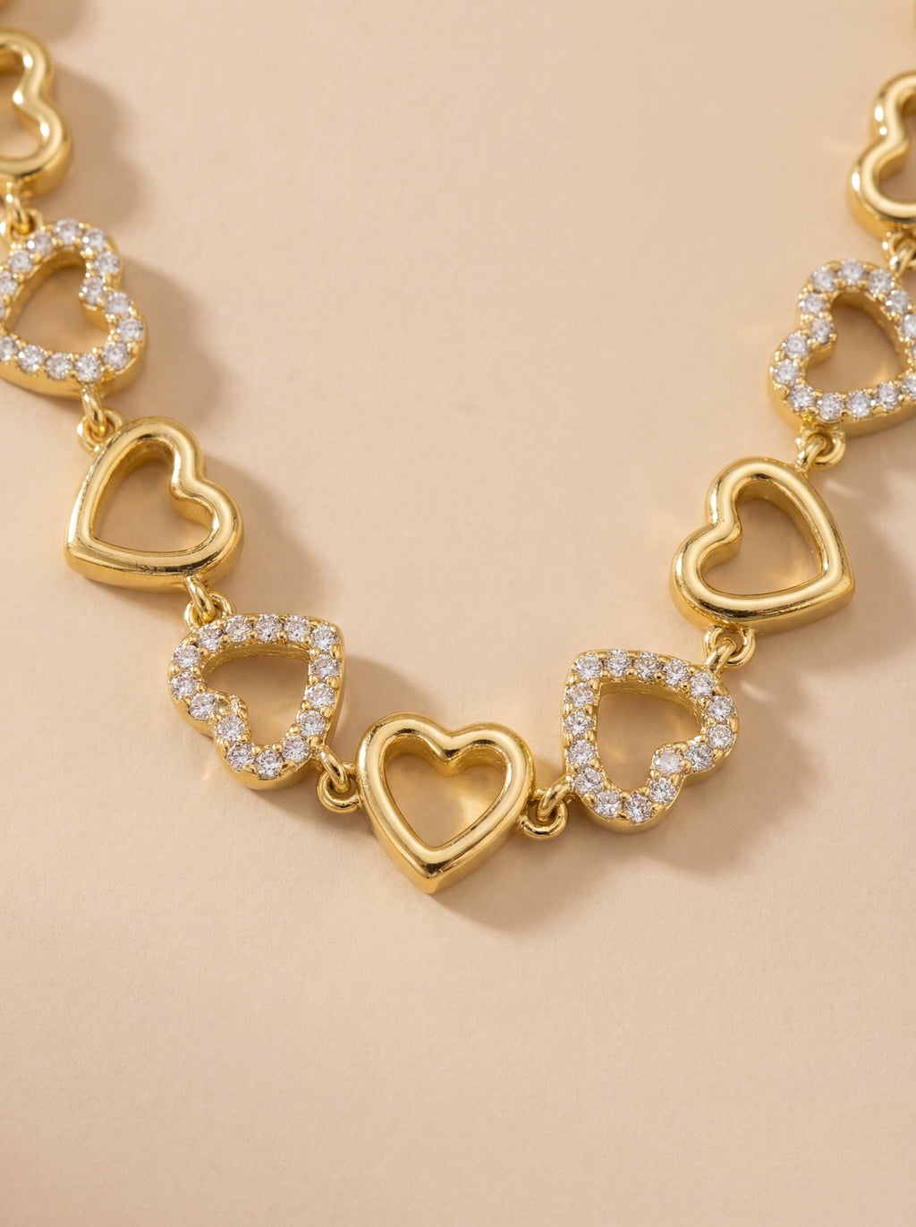 Linked Hearts Forever Neckalce