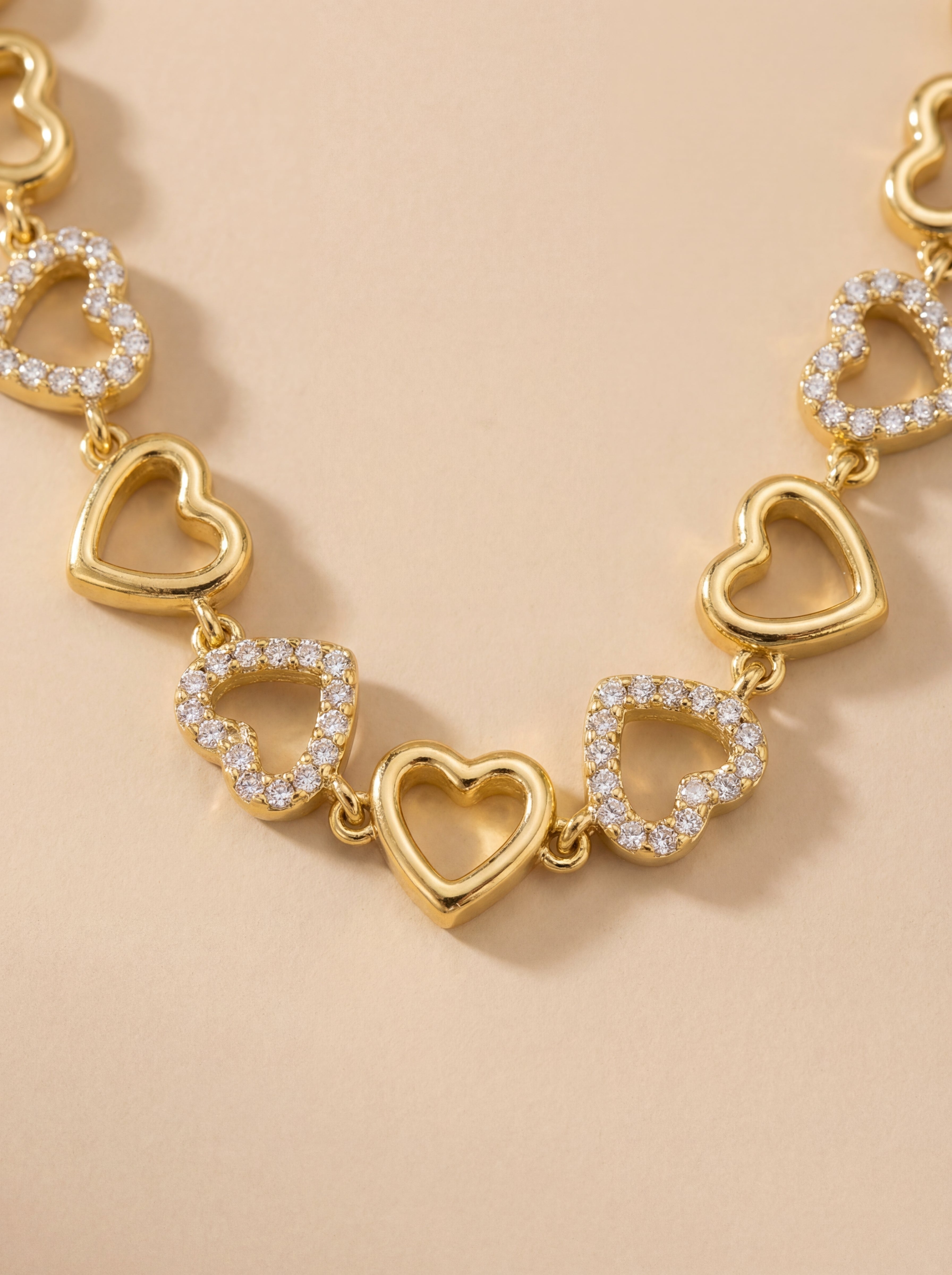 Linked Hearts Forever Neckalce