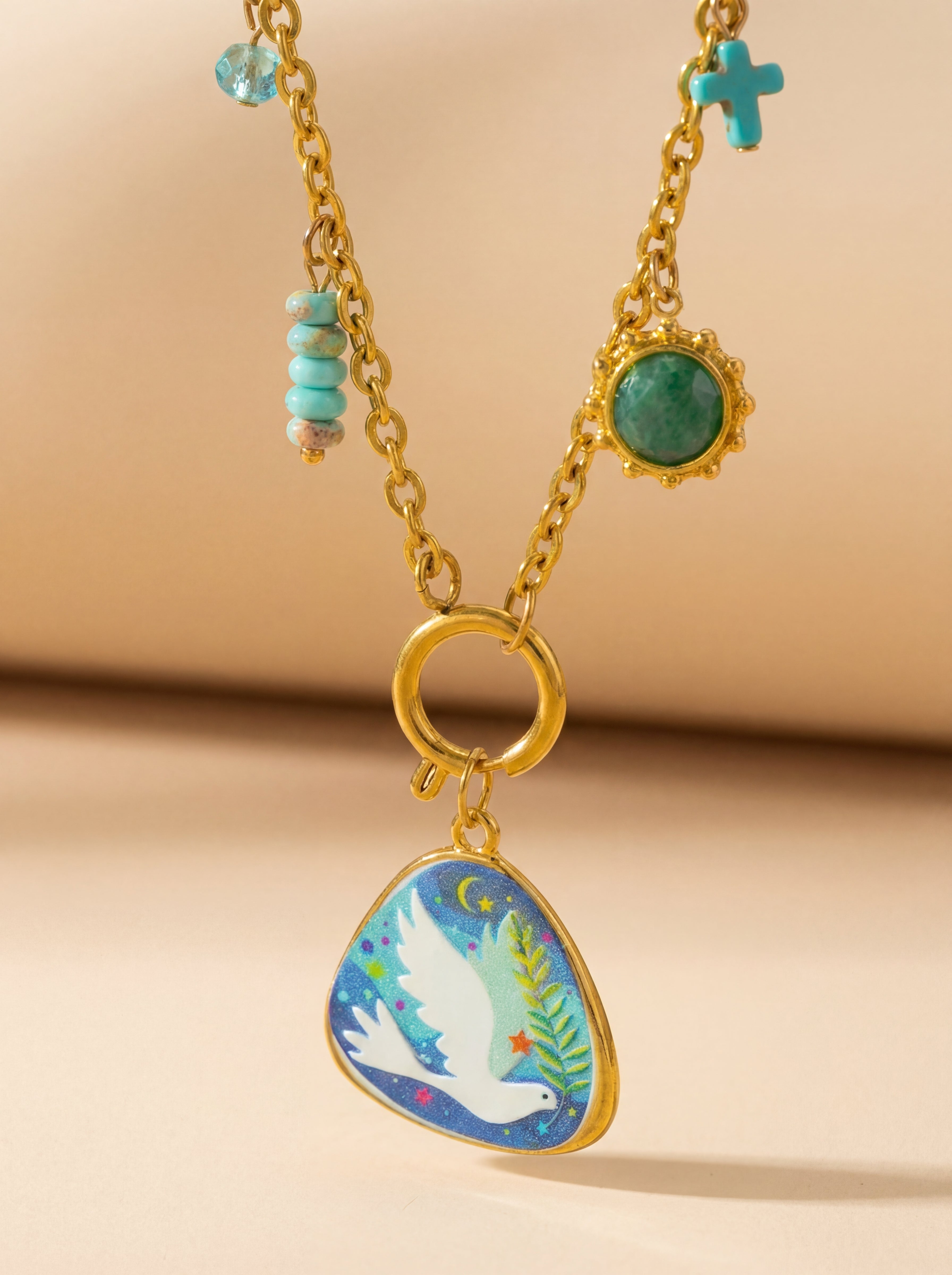 Skybound Dove Necklace