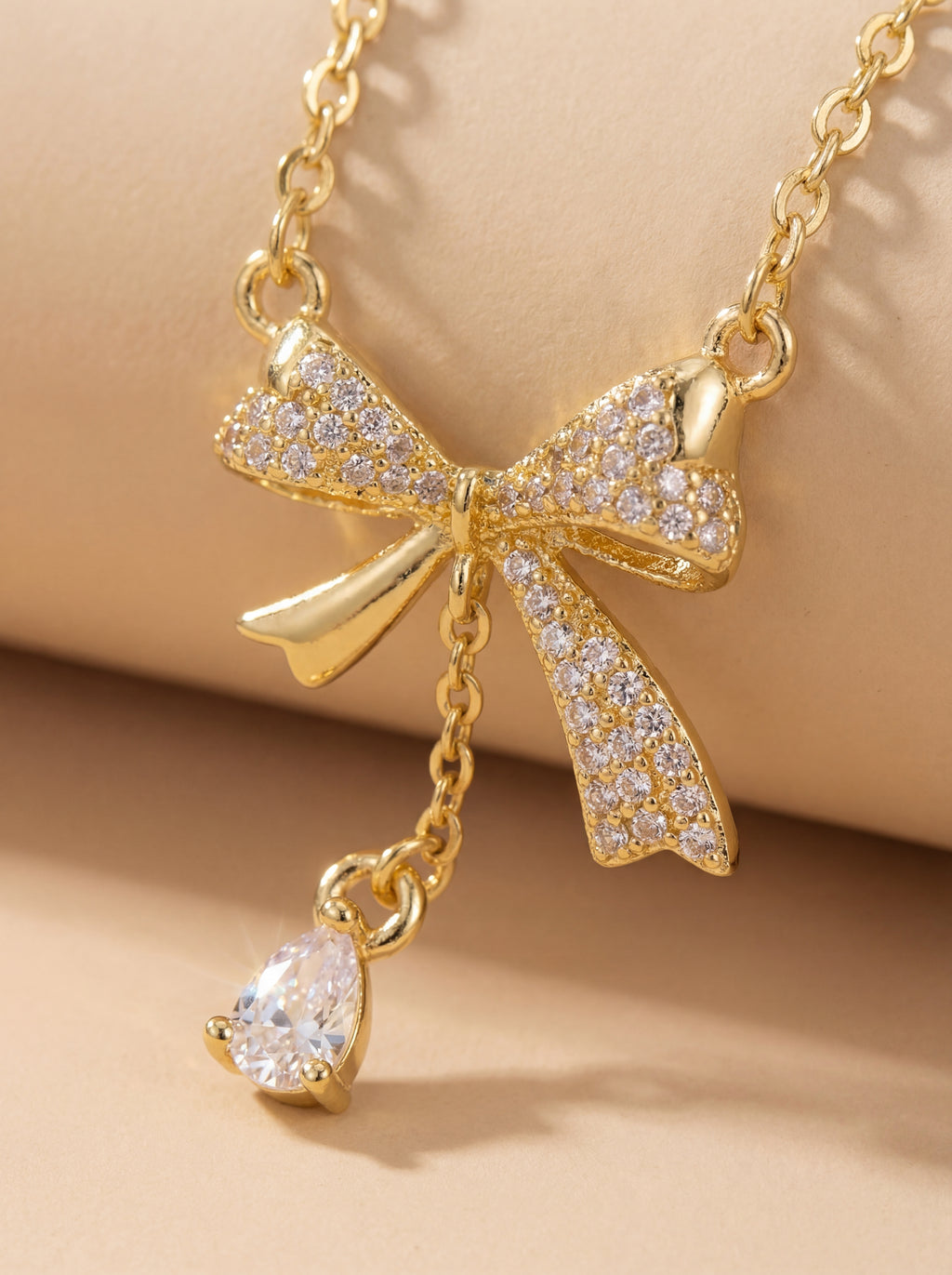 Bow Pendant Necklace