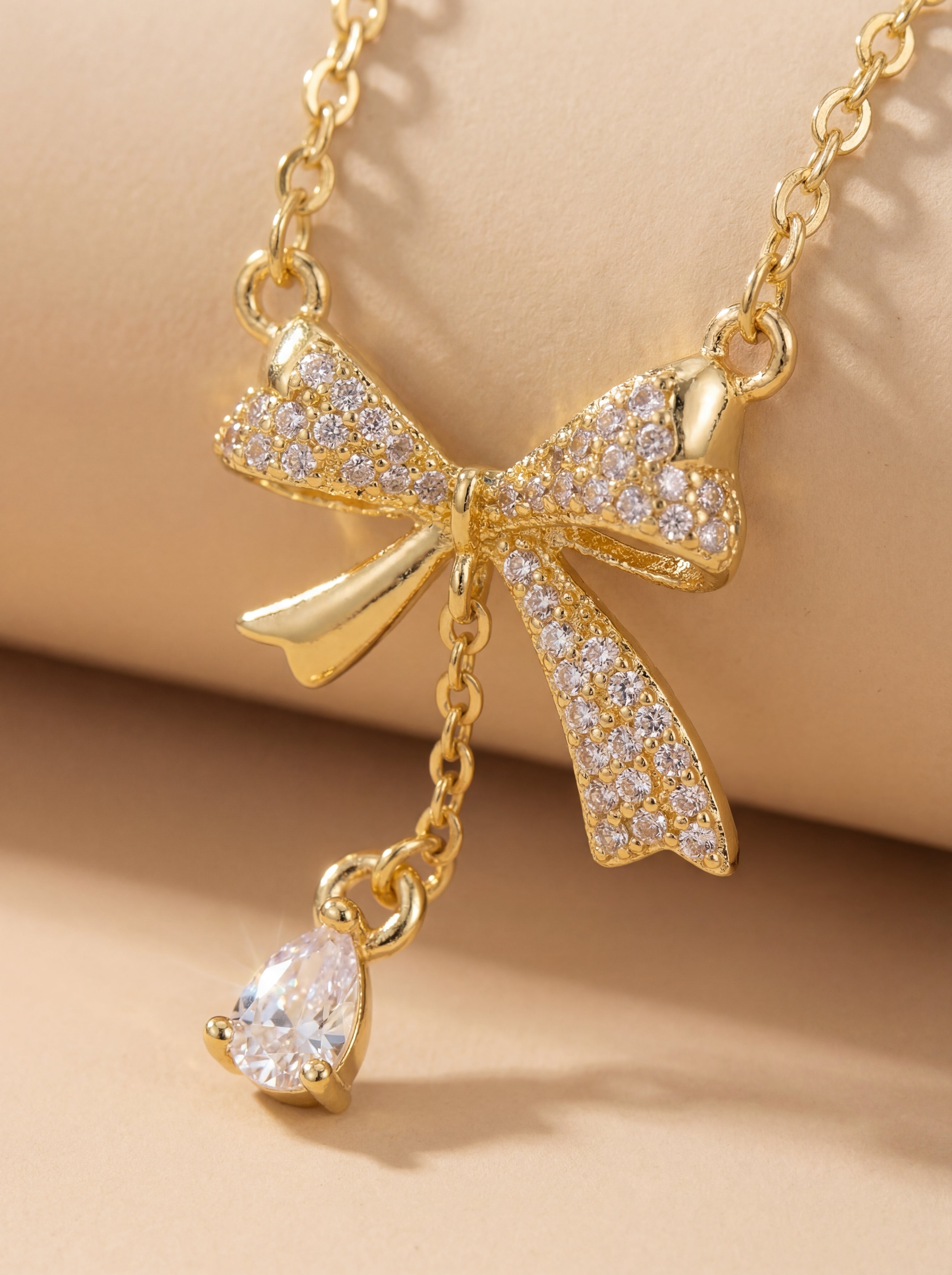 Bow Pendant Necklace